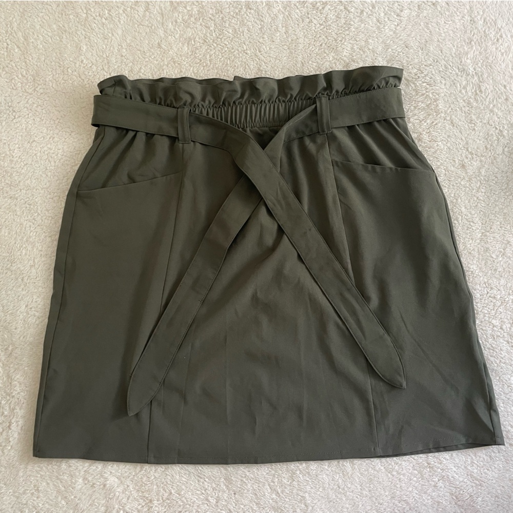 Mondetta Olive Green Performance Skirt